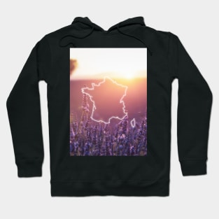 France Country Map | Luminous Landscapes Hoodie